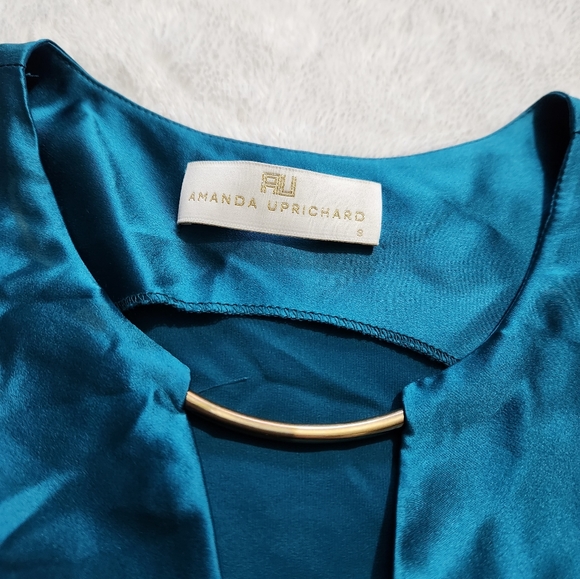 Amanda Uprichard Teal Tank - Picture 3 of 4